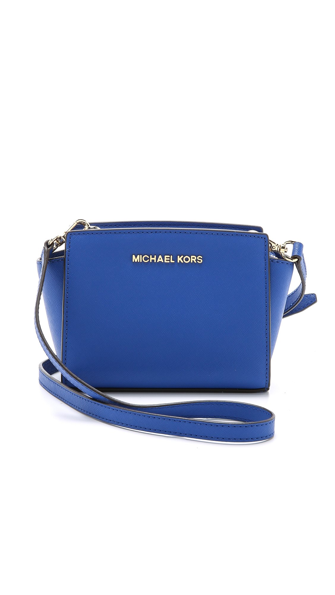michael kors blue shoulder bag