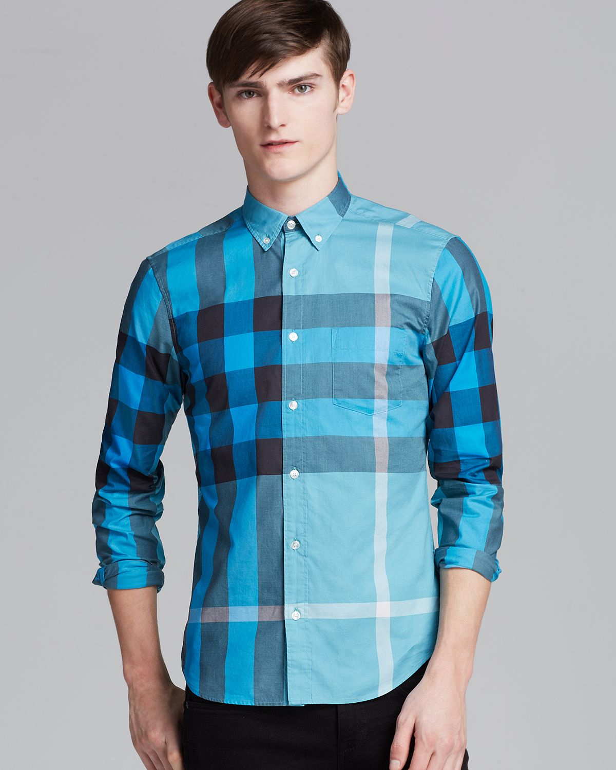 burberry fred check shirt