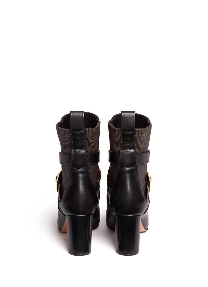 elastic back long boots