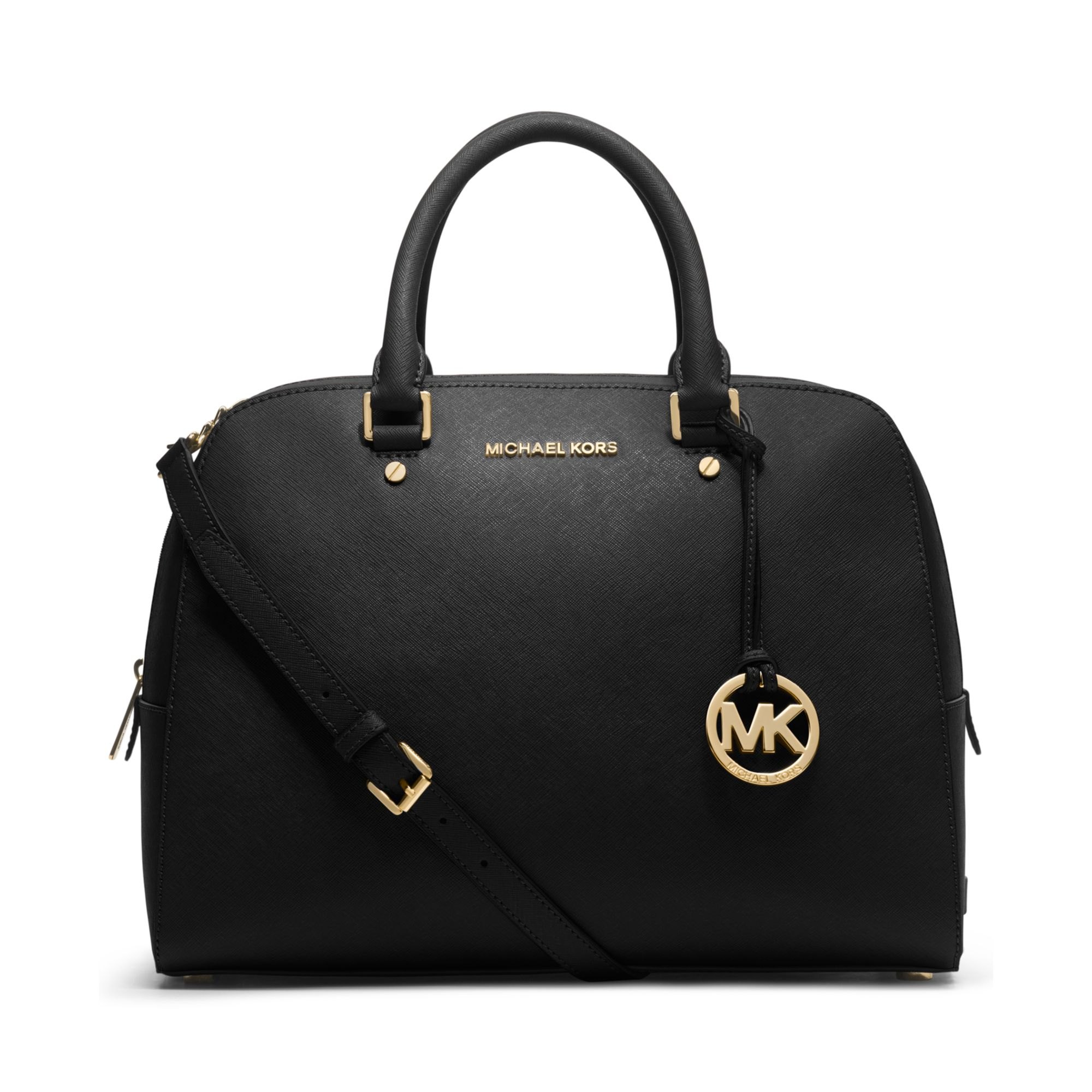 michael kors satchel black bag