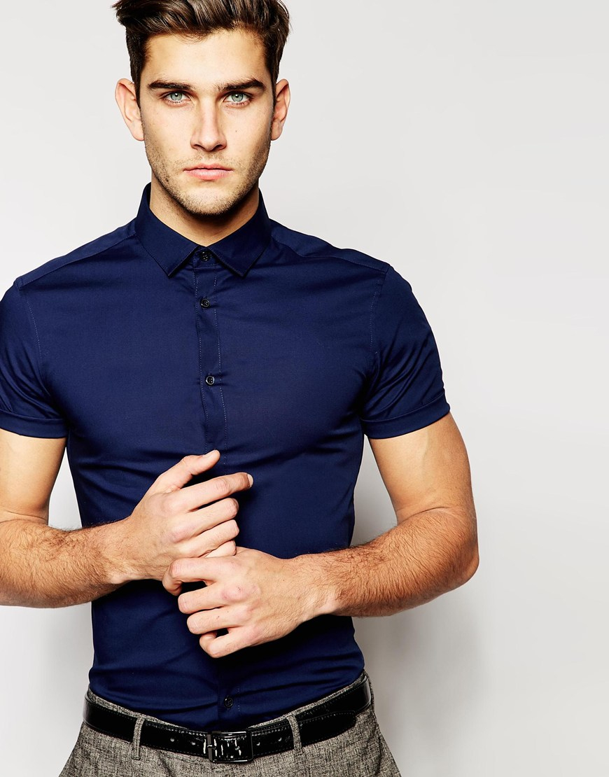 skinny fit shirt