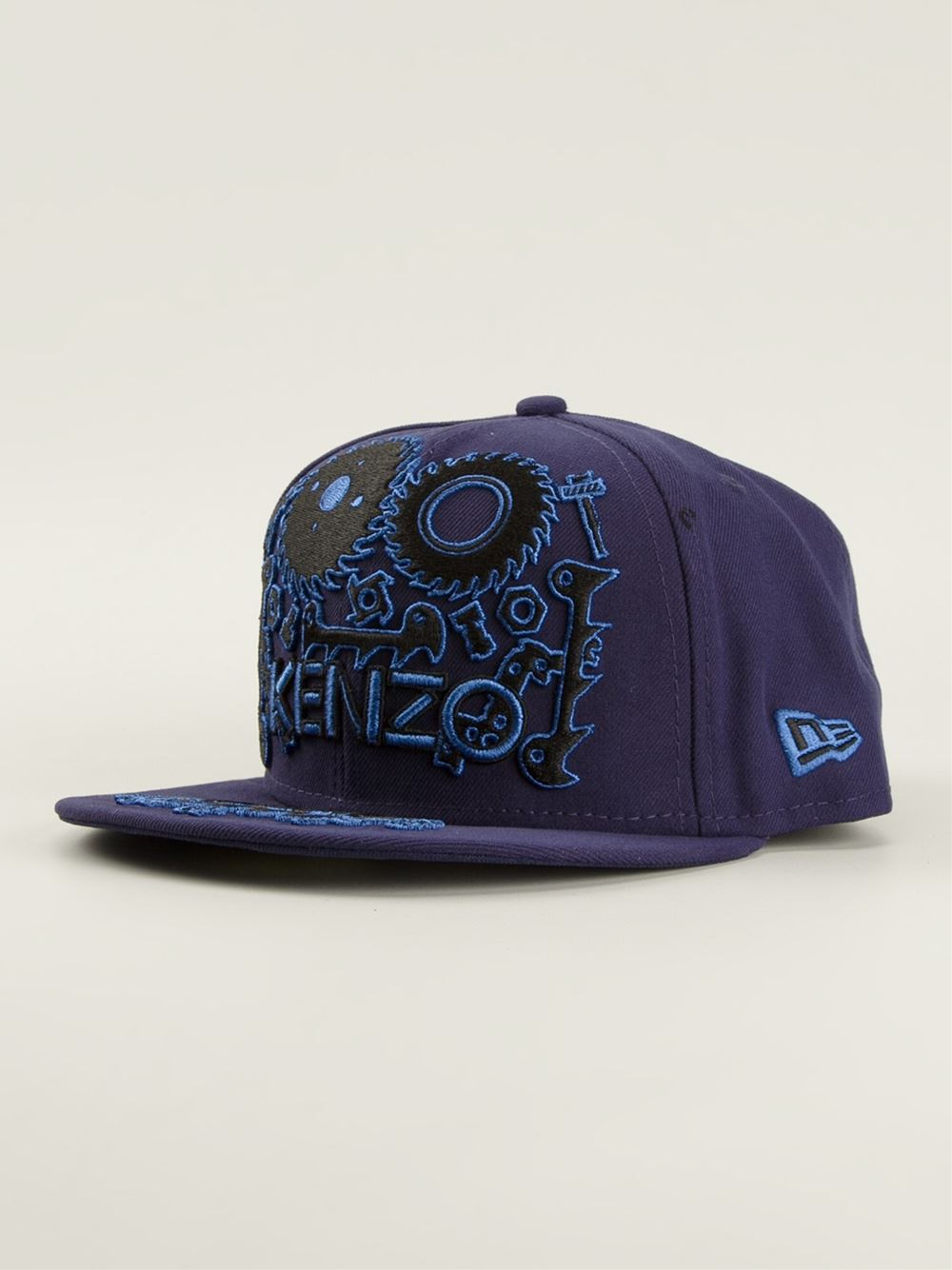 KENZO 'Monster New Era' Cap in Blue for 