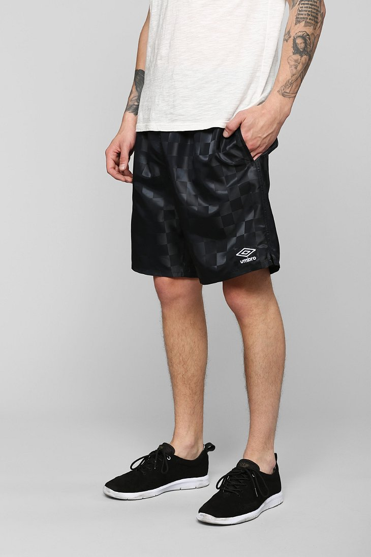 black umbro shorts