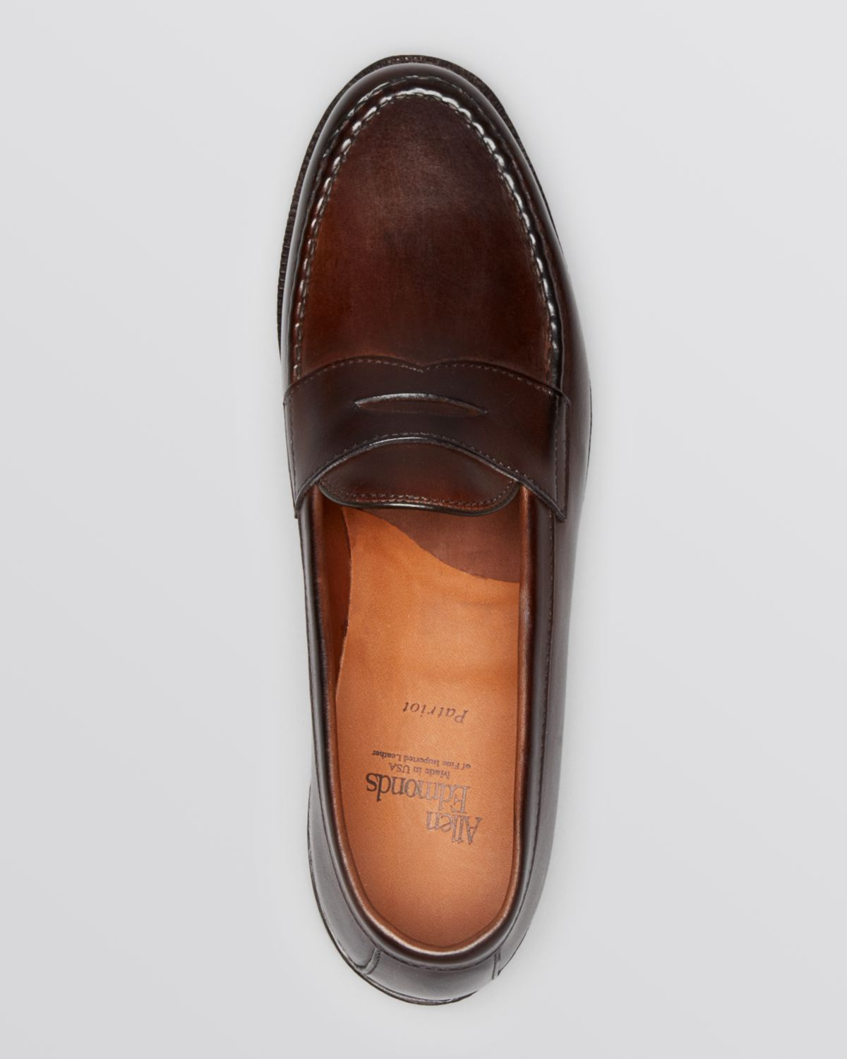 Allen Edmonds Patriot Penny Loafers in Brown for Men | Lyst