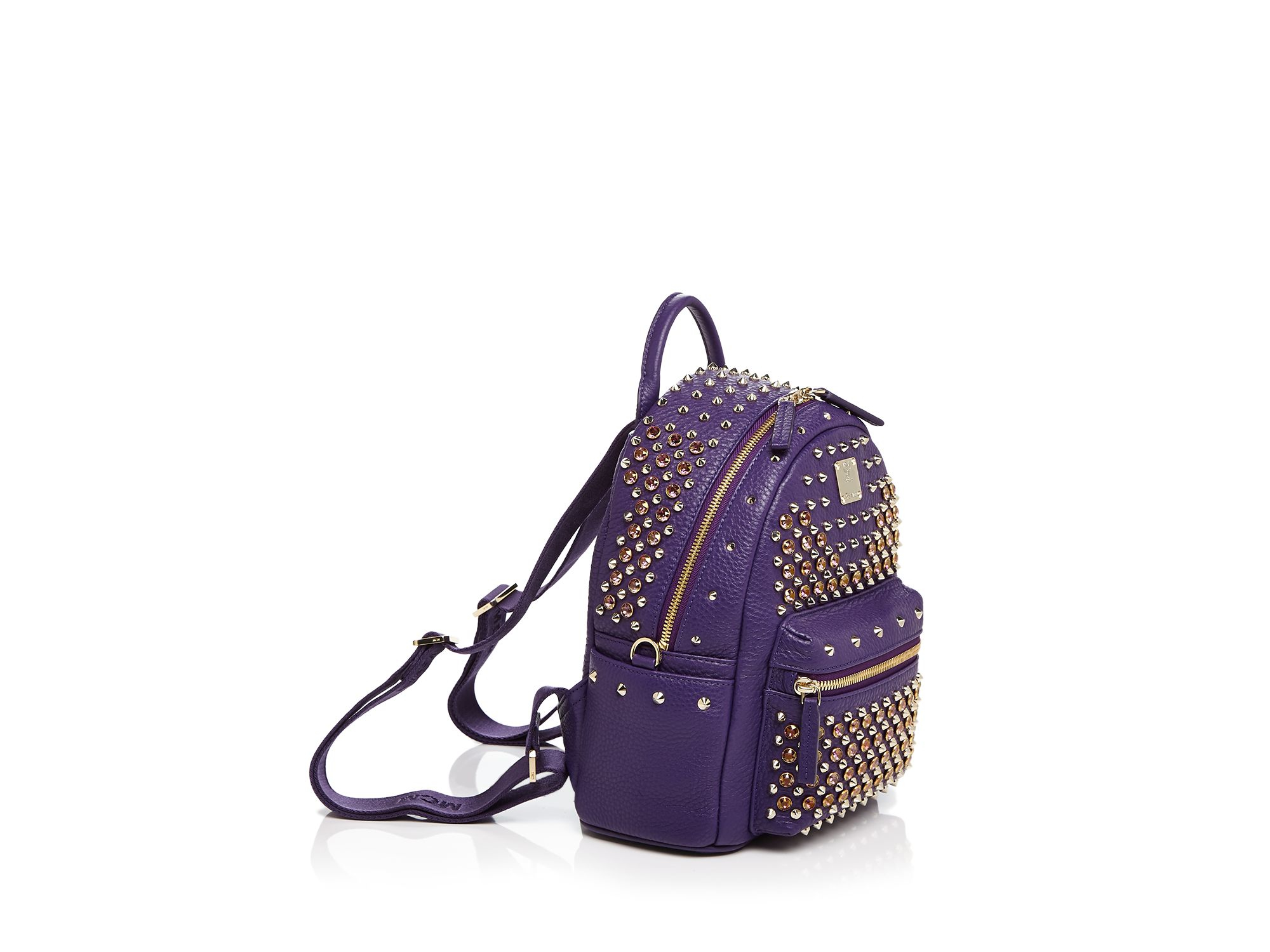 mcm mini stark backpack black