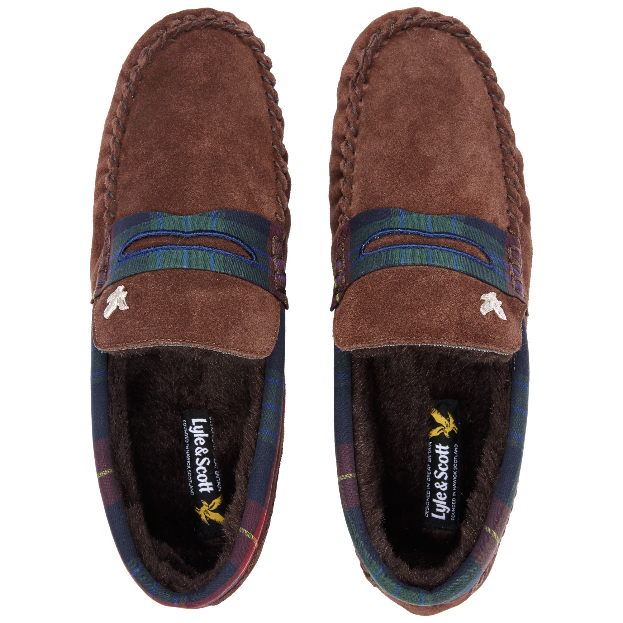 lyle and scott moccasin slippers