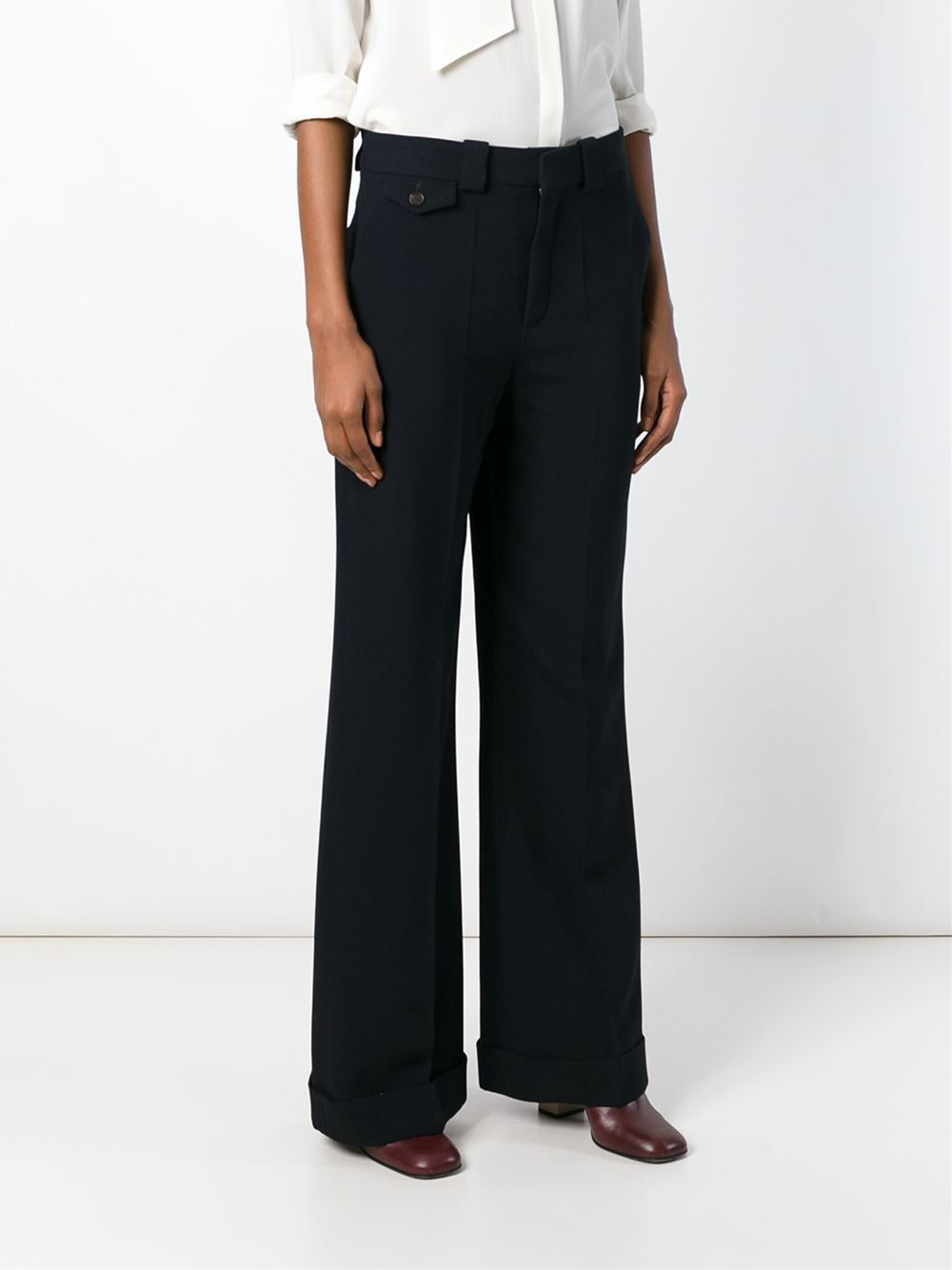 see by chloe wide leg pants