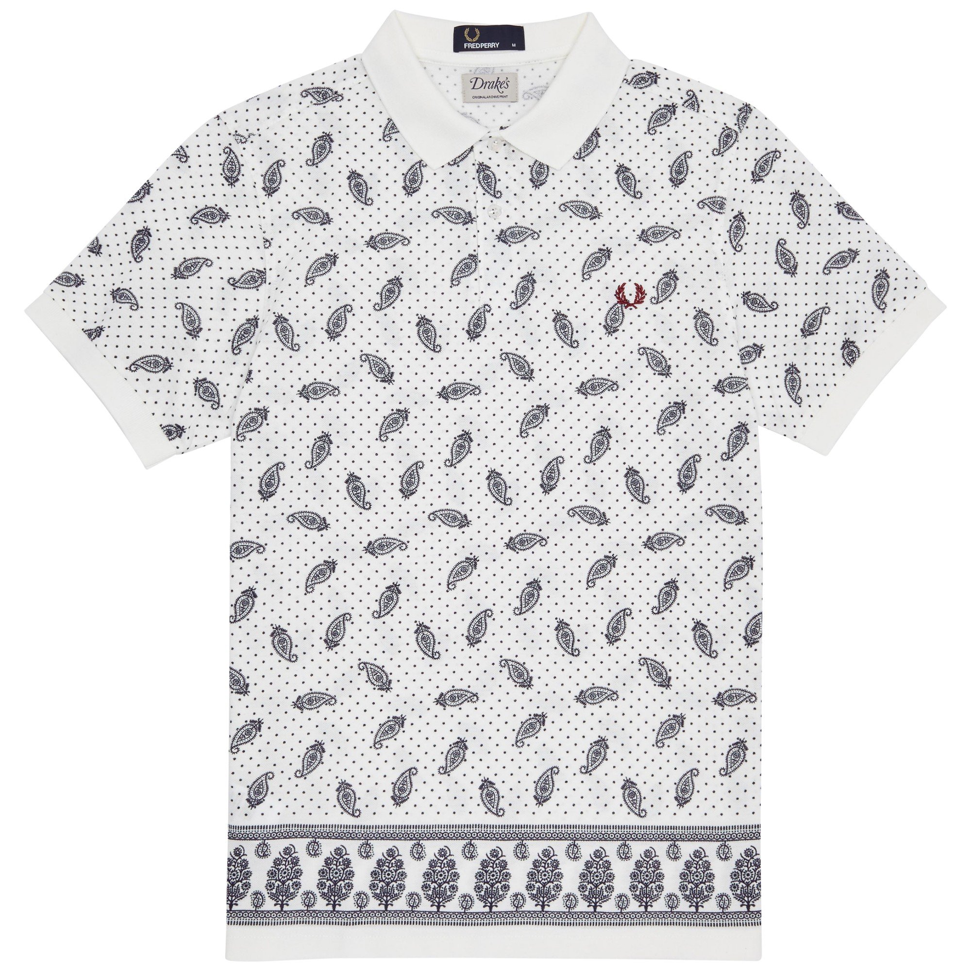 fred perry paisley shirt