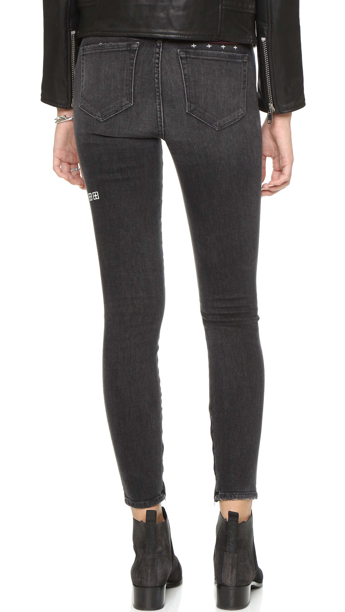 Ksubi Denim Spray On Jeans in Grey Lyst