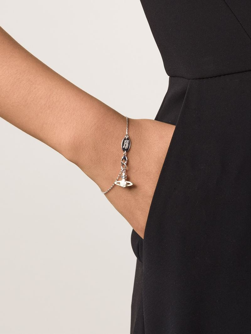Vivienne Westwood 'Rose Bas Relief' Bracelet in Metallic