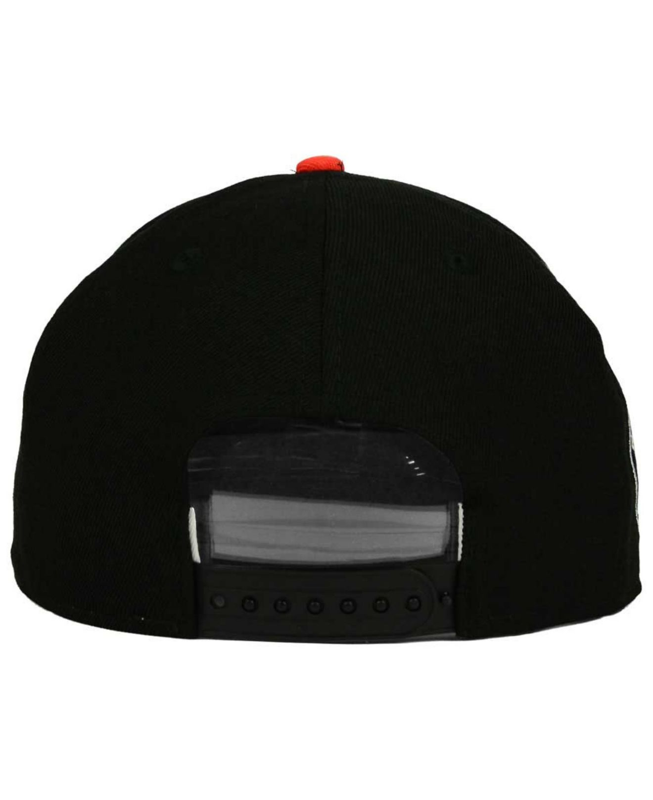 Mitchell & Ness Baltimore Orioles Away Coop 2 Tone Adjustable Snapback Hat  Cap