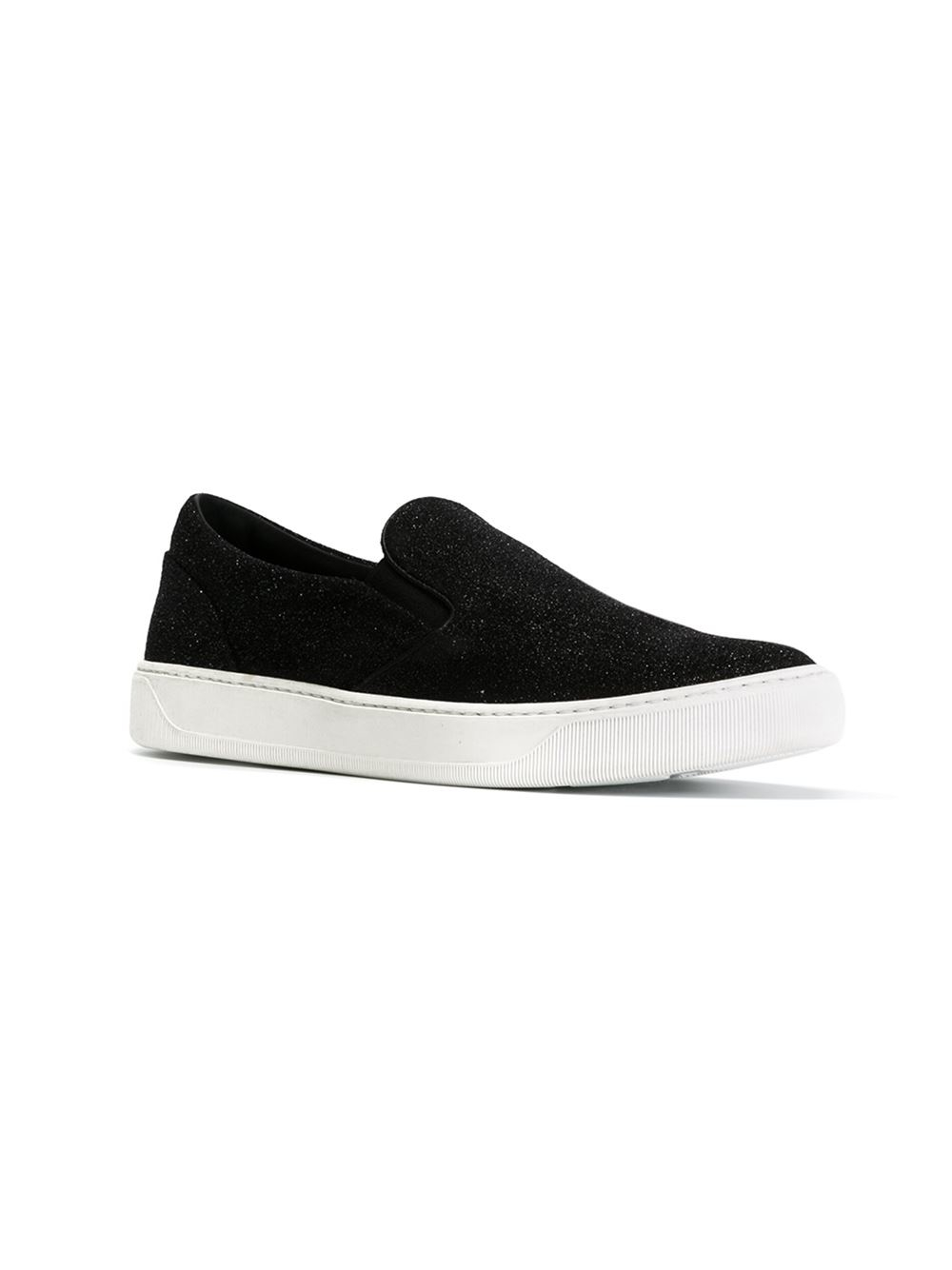 Moncler Slip-on Sneakers in Black - Lyst