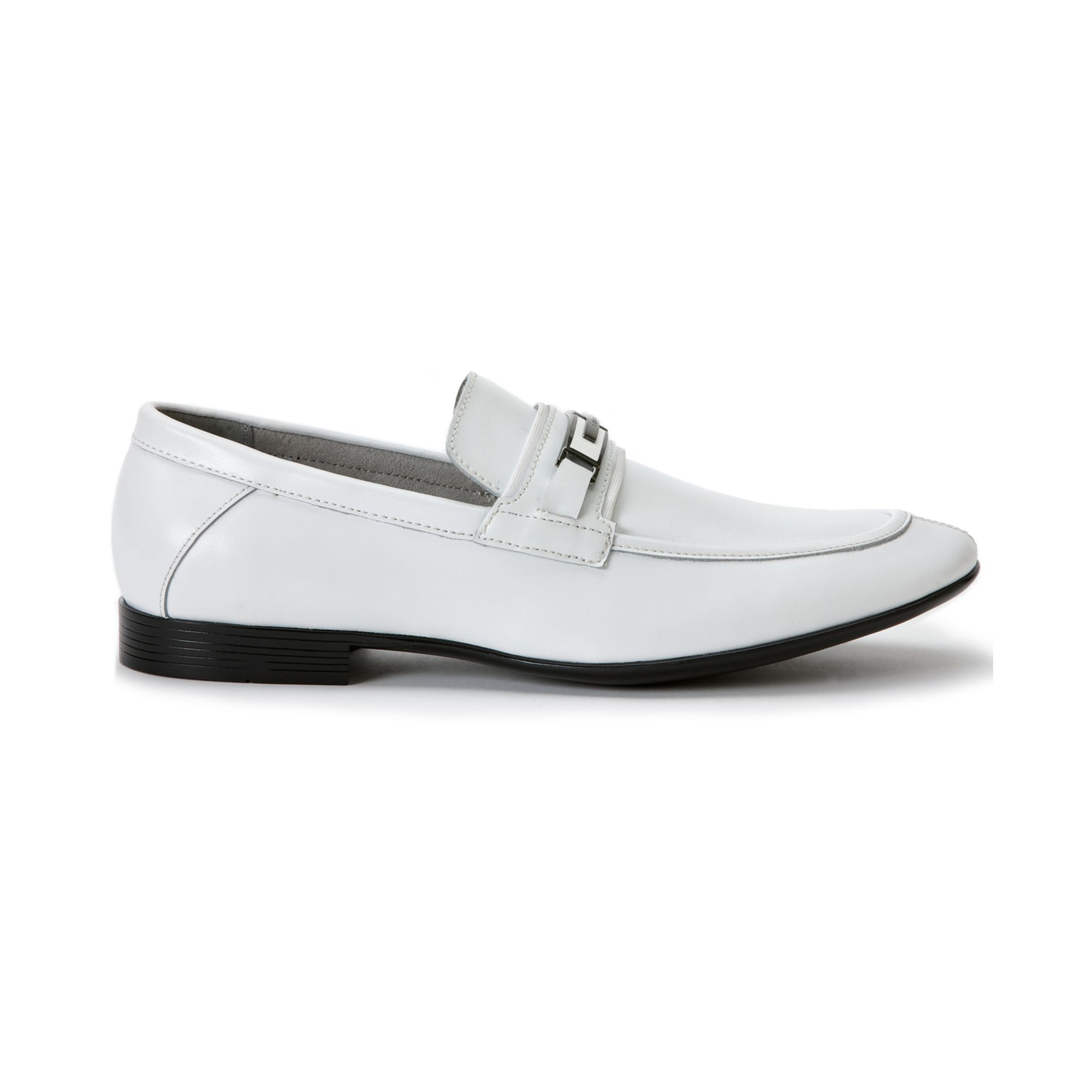 Calvin Klein Oneil Bit Loafers in White 
