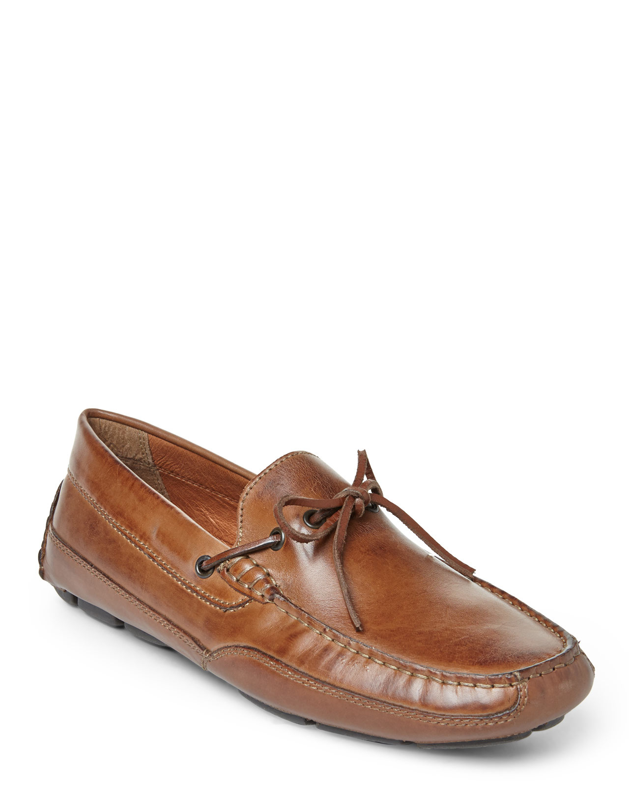 G.h. bass & co. Tan Driving Moccasins in Brown for Men | Lyst