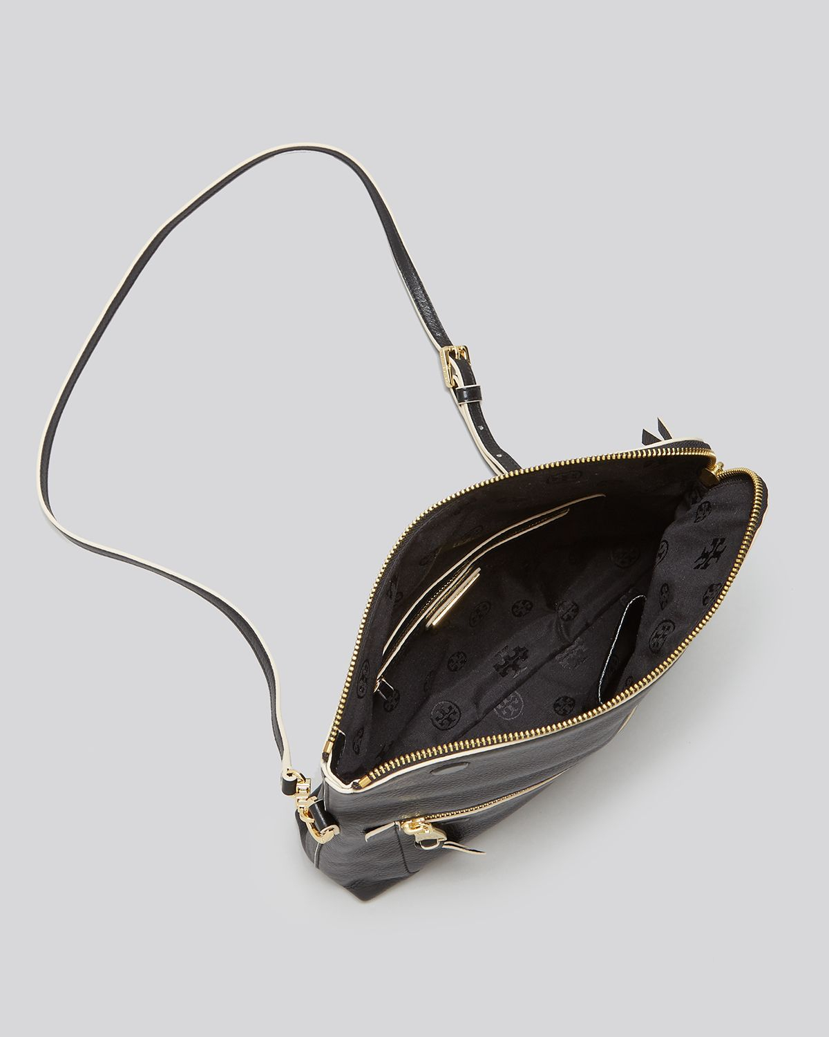 Tory burch Crossbody Emerson Flap Convertible Messenger in Black Lyst