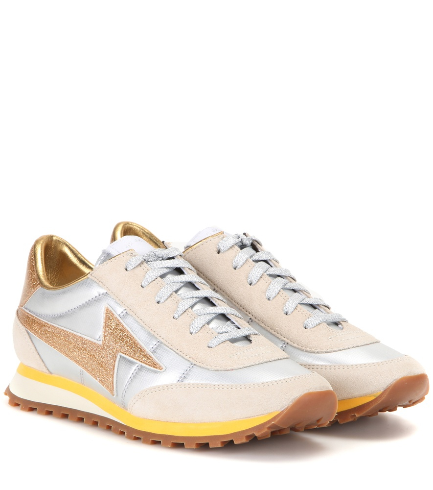 Marc Jacobs Astor Lightning Bolt Sneakers in Yellow Lyst