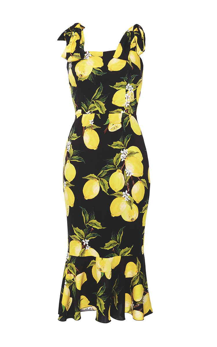 silk lemon dresses