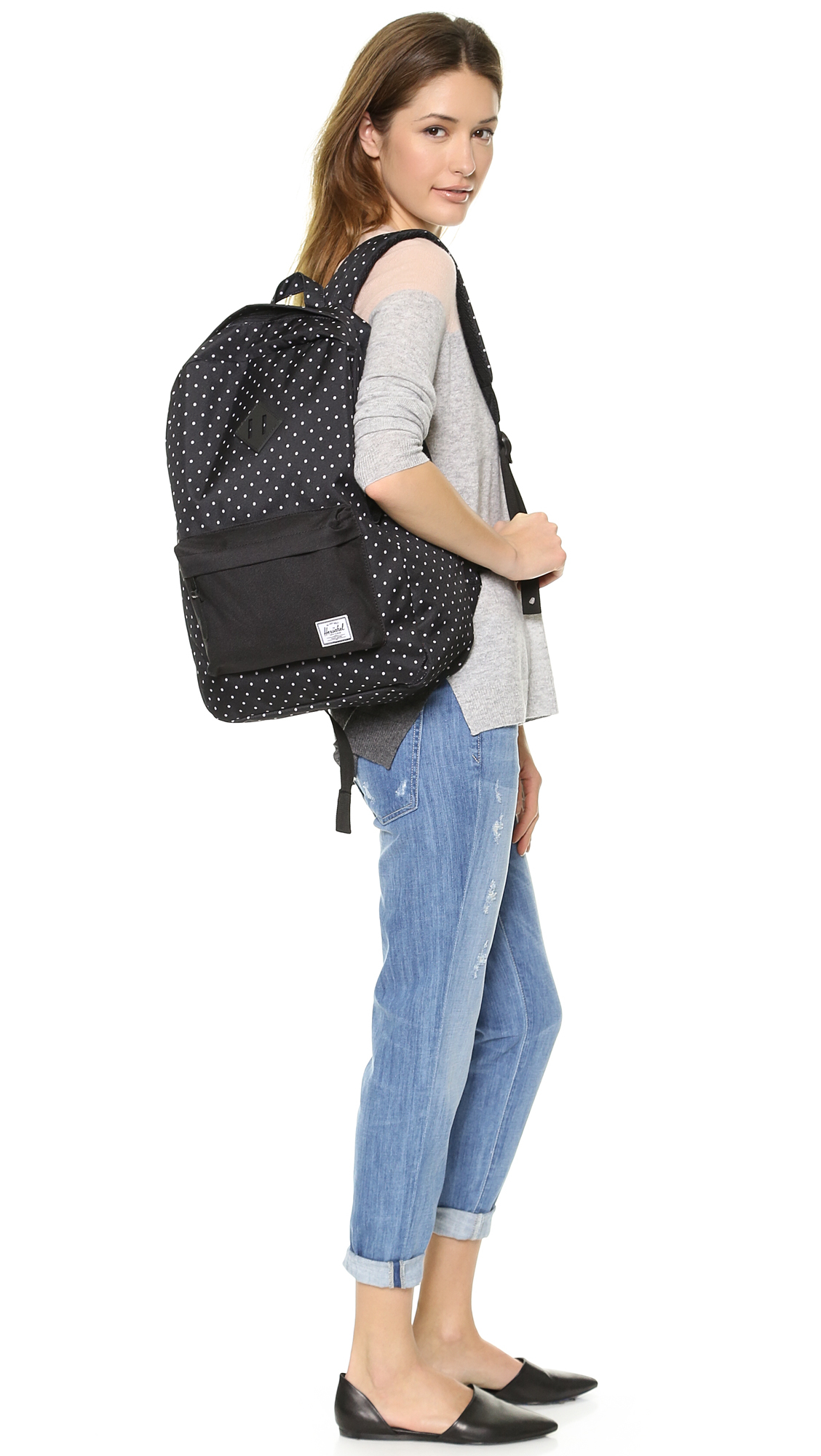 Herschel Supply Co. Heritage Backpack Black Polka Dot | Lyst