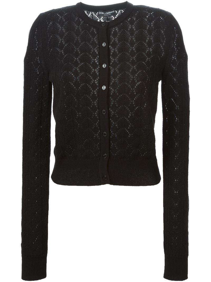 black lace sweater