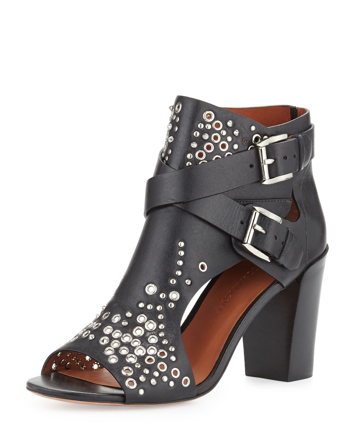 rebecca minkoff buckle booties