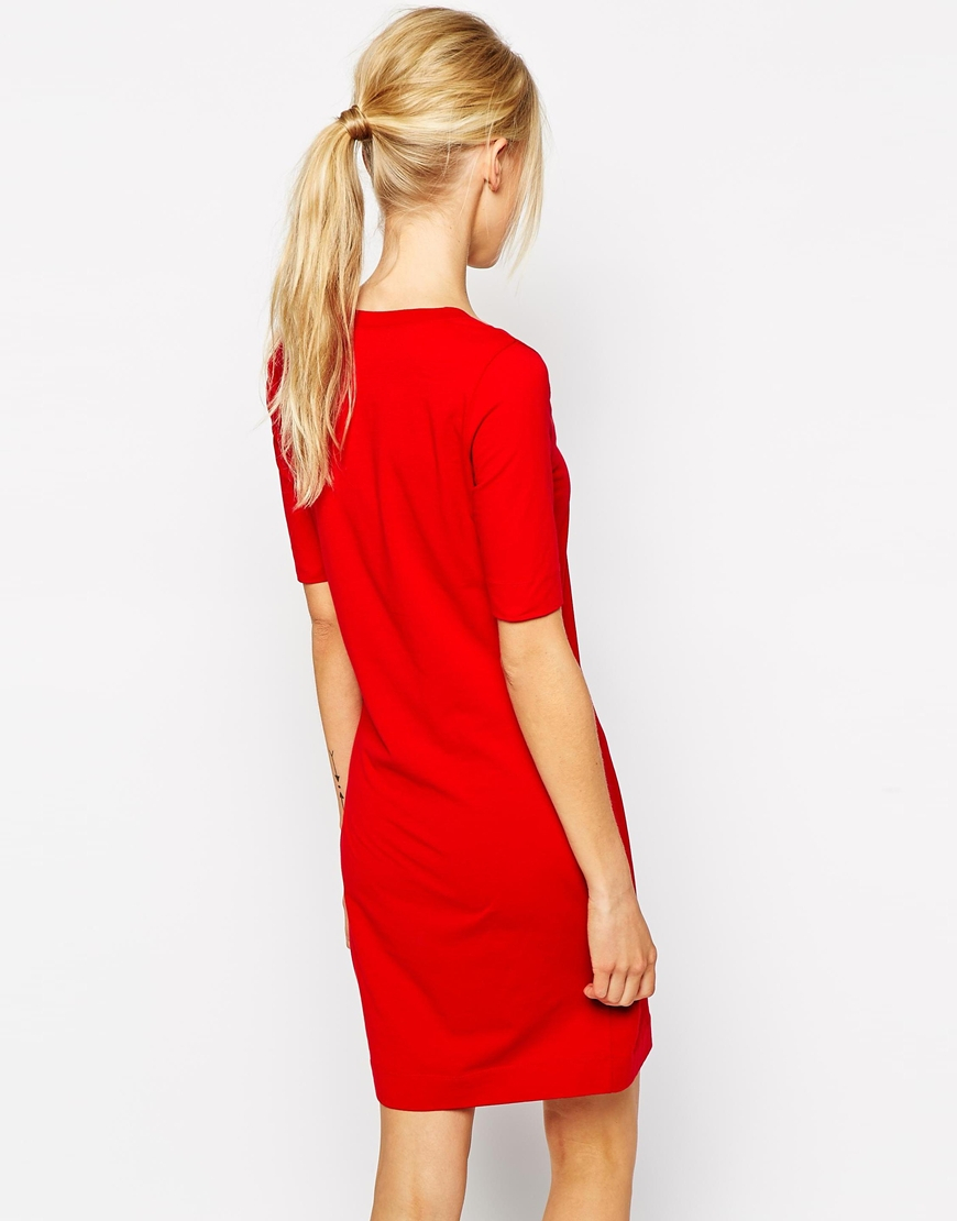 love moschino red dress