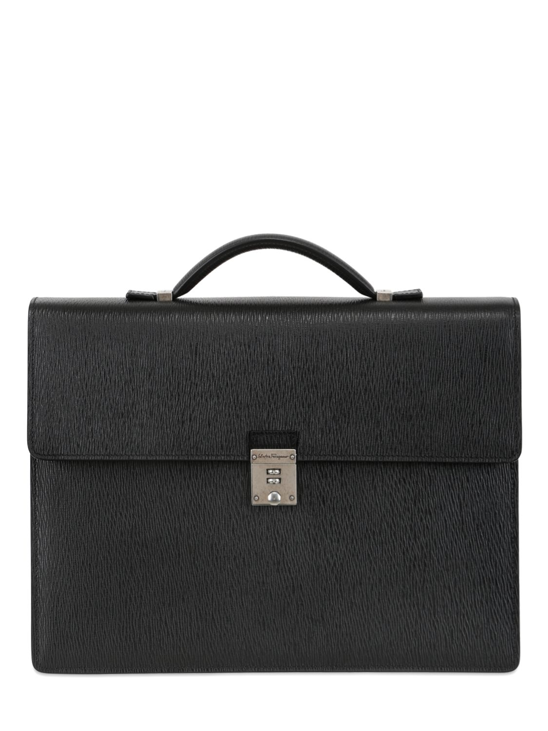 Lyst Ferragamo Revival Leather Briefcase in Black for Men