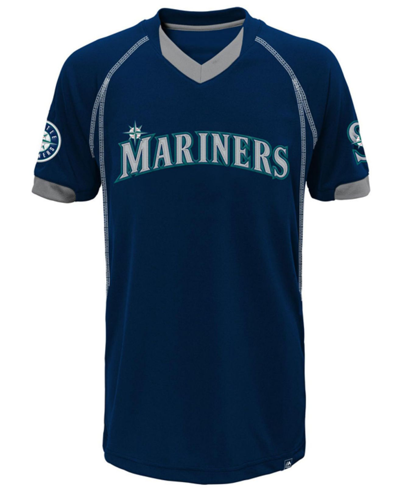 Majestic Boys' Seattle Mariners Lead Hitter TShirt in Blue for Men