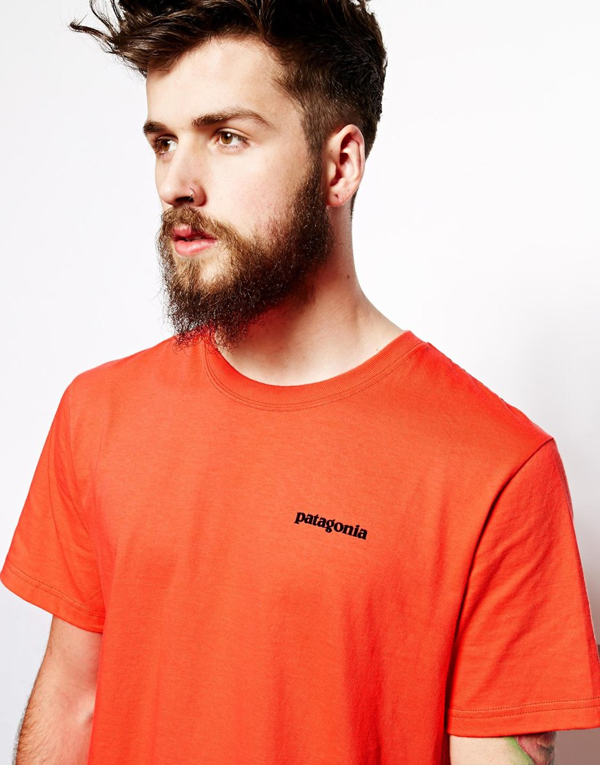 patagonia t shirt orange
