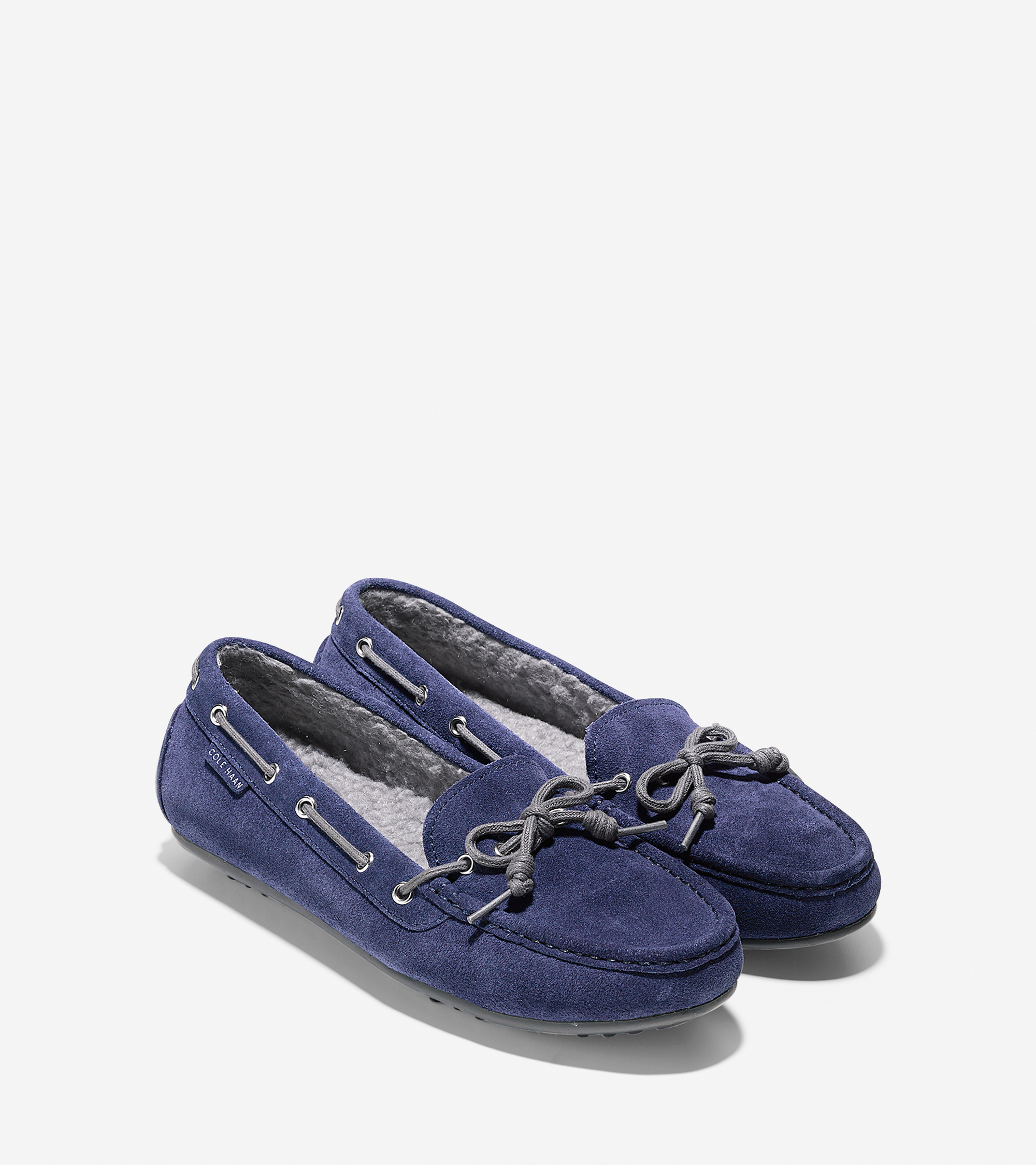 cole haan slippers shearling lyst cole haan s grant shearling escape in blue cole haan slippers shearling lyst cole haan s grant shearling escape in blue