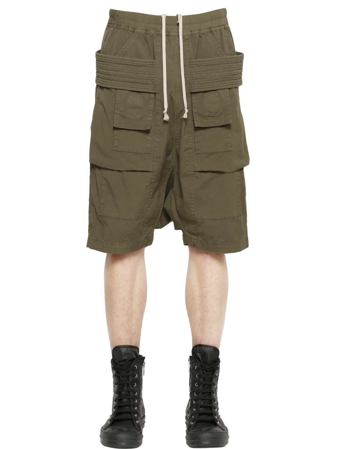 rick owens cargo shorts