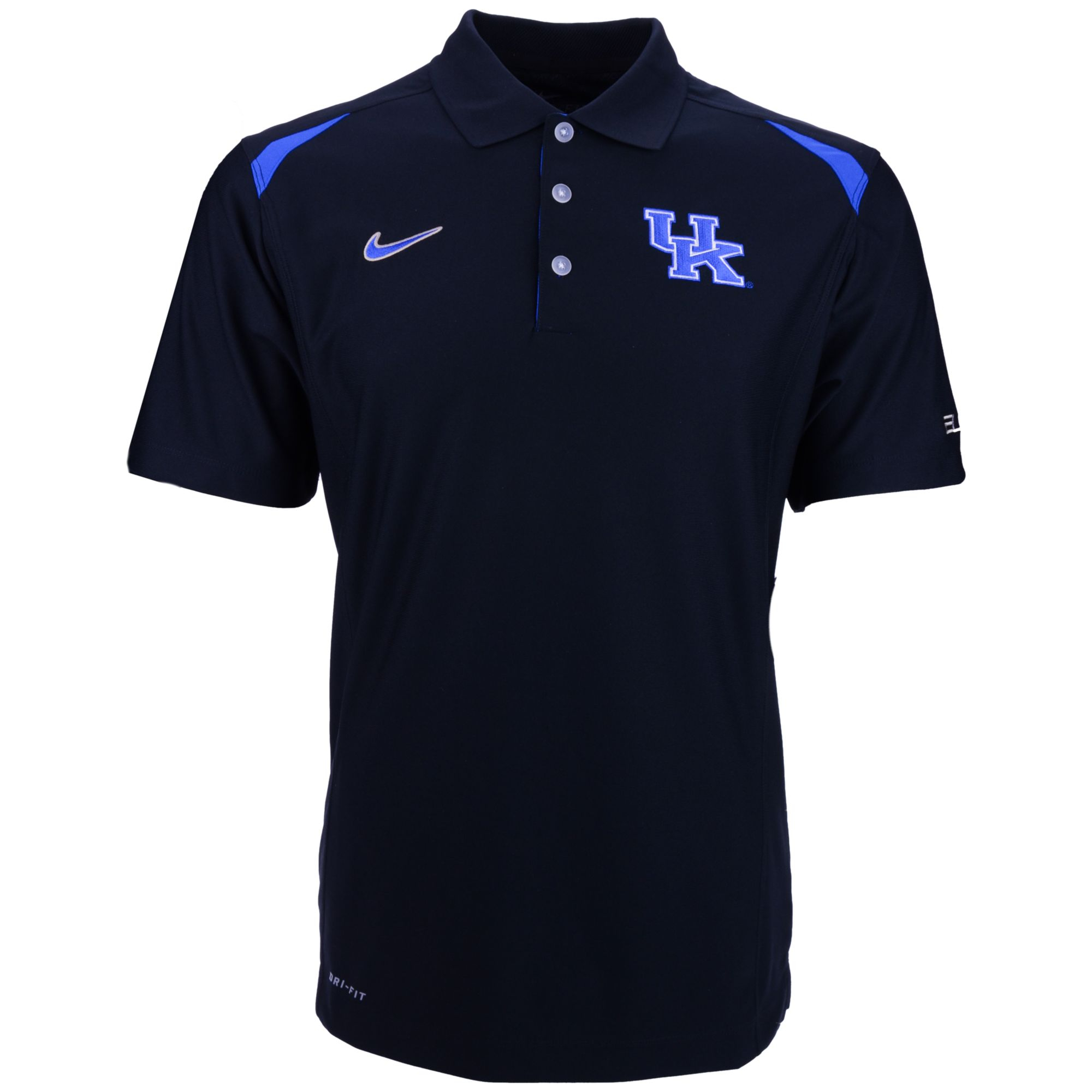 Nike Mens Shortsleeve Kentucky Wildcats Drifit Polo in Black for Men