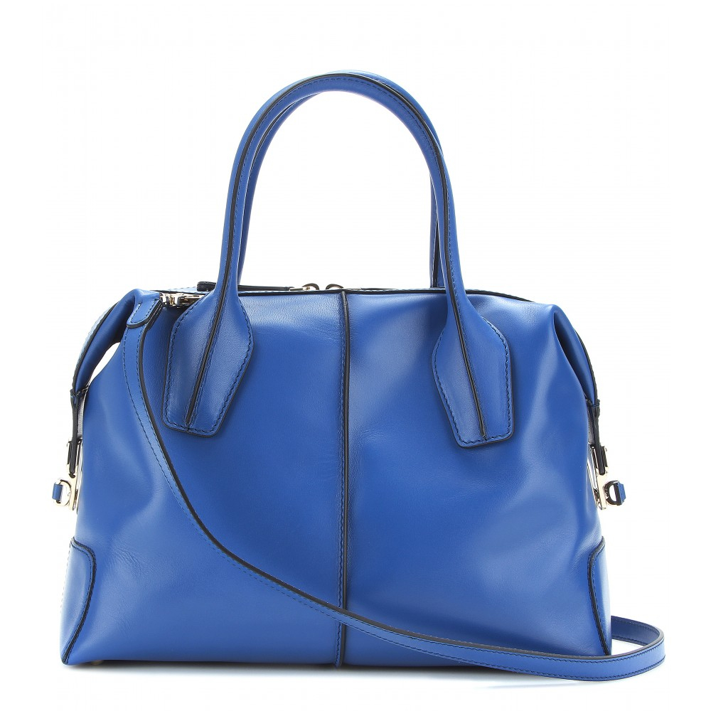 Tod's D-Styling Bauletto Small Leather Tote in Blue - Lyst