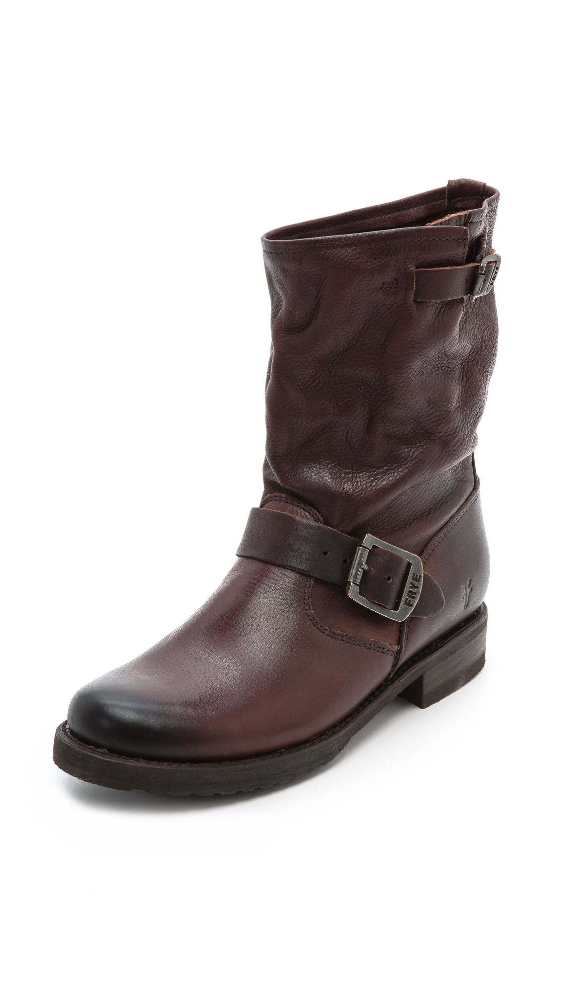 frye dark brown boots