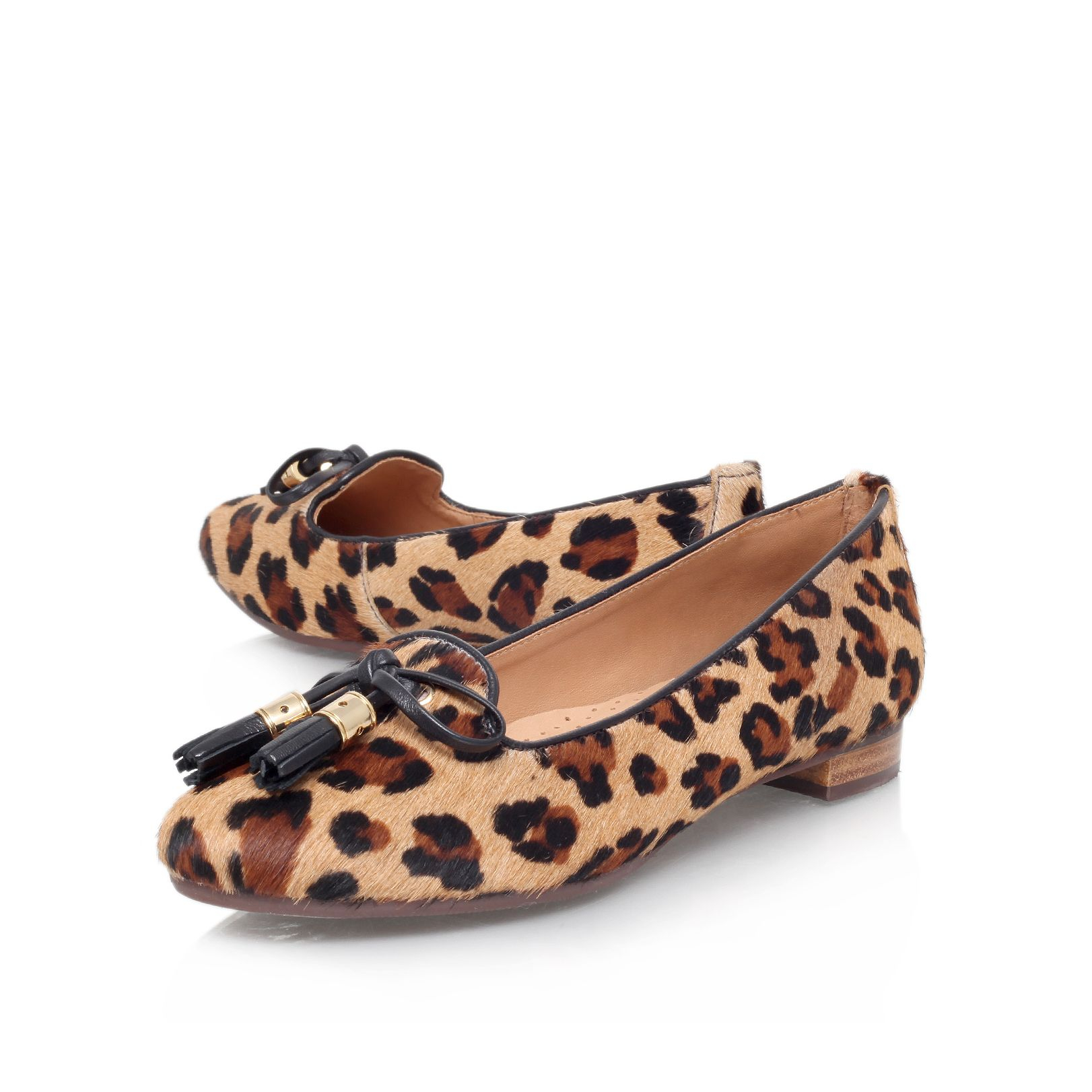 Carvela Kurt Geiger Cat Flat Shoes in Tan (Brown) Lyst Carvela Kurt Geiger Cat Flat Shoes in Tan (Brown) Lyst