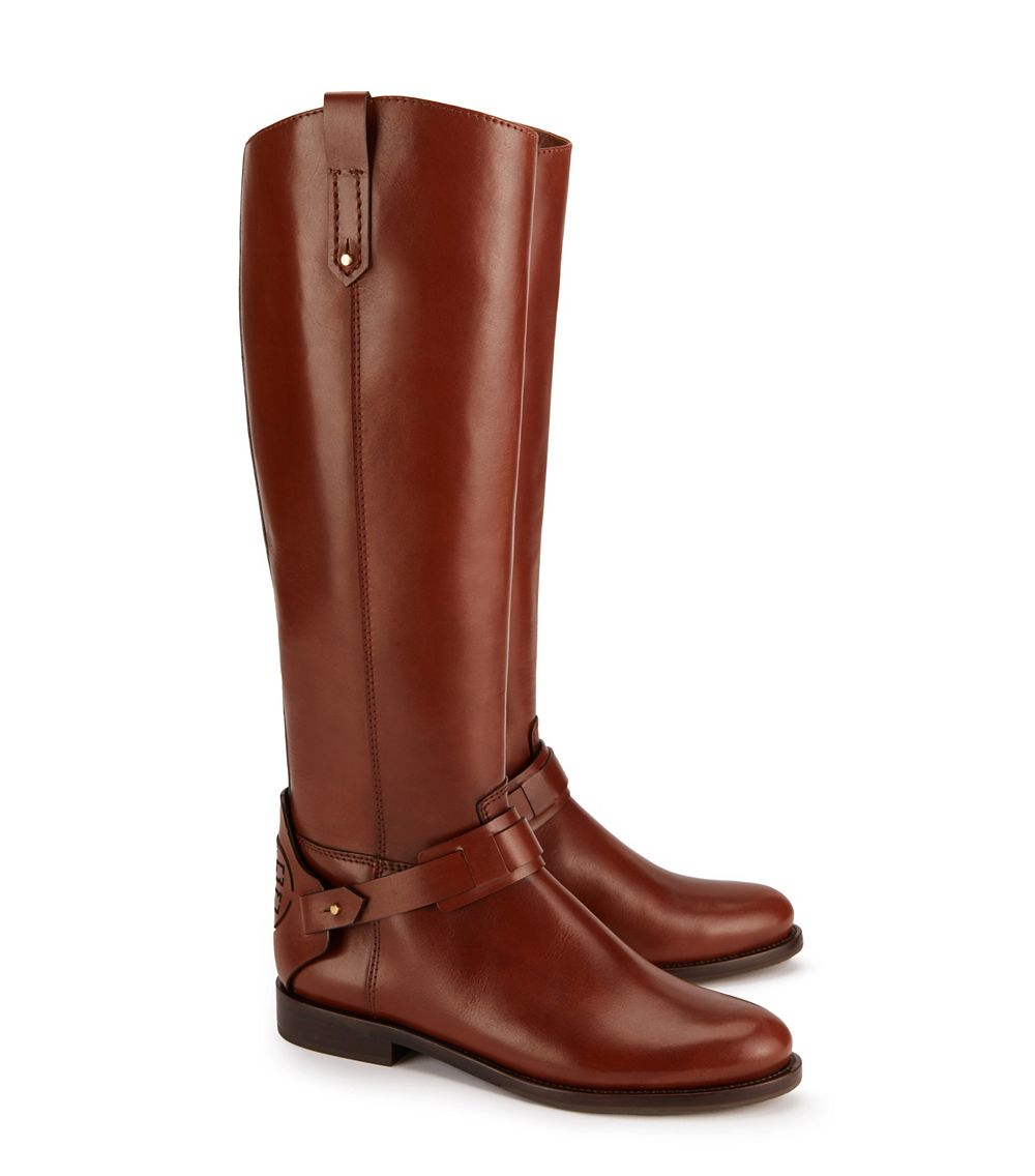 tory burch boots brown