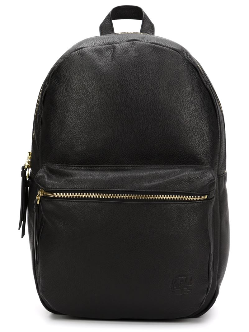 herschel leather bag
