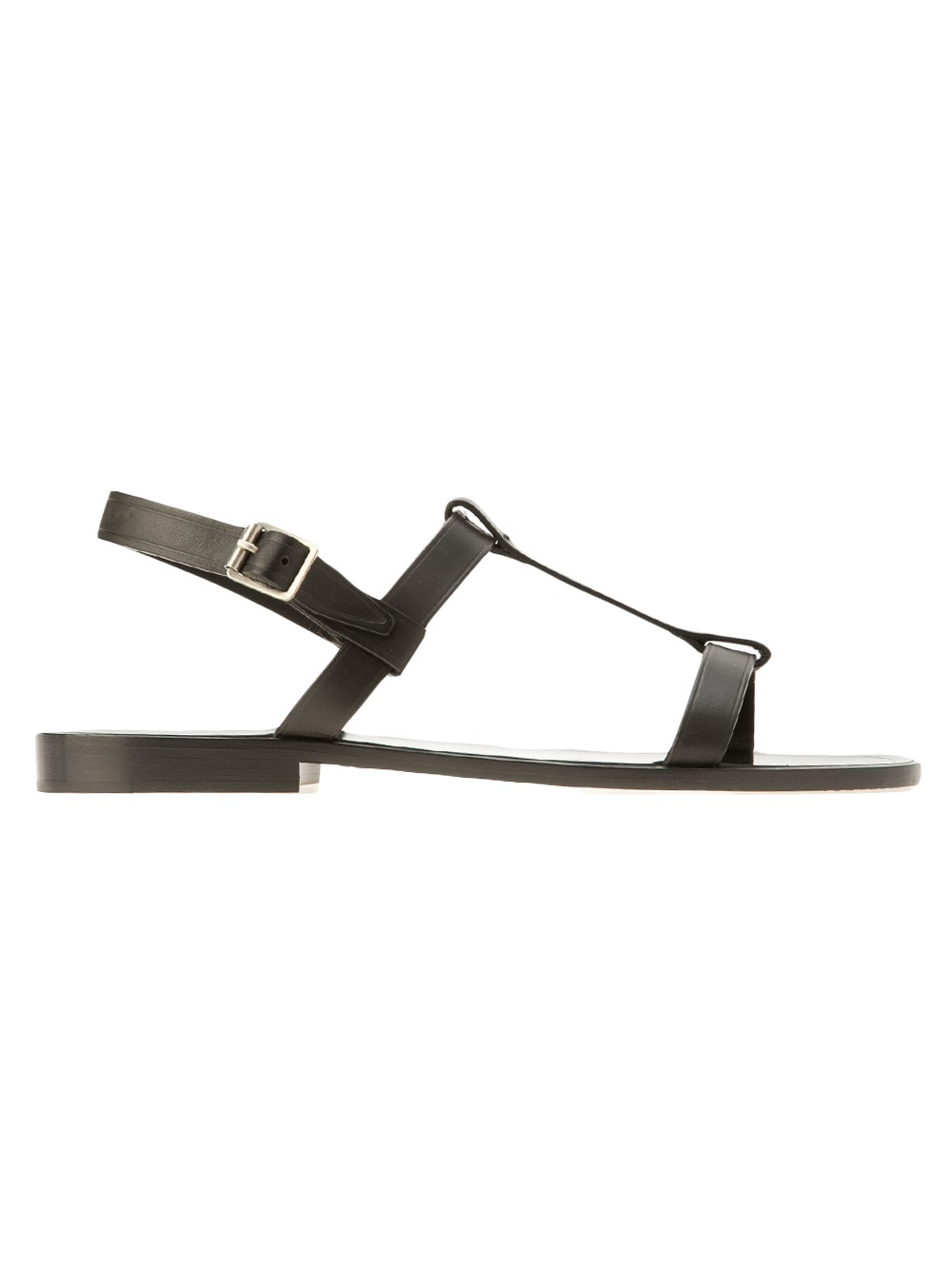 Saint Laurent Slush Sandal in Black for Men | Lyst