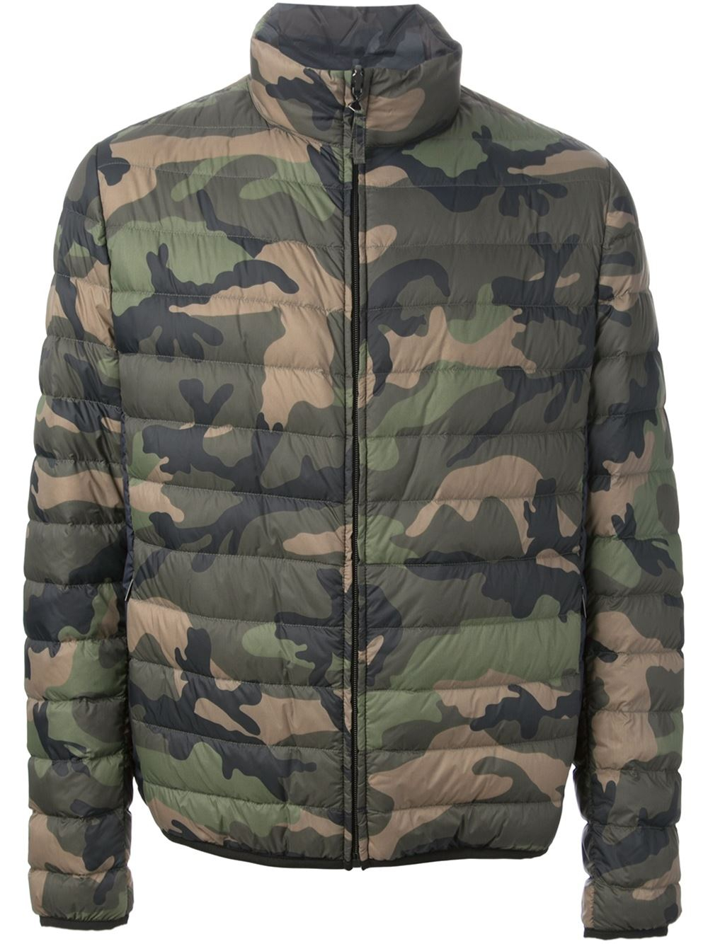 Lyst - Valentino Camouflage Padded Jacket in Green for Men