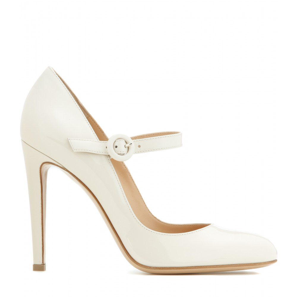 mary jane pumps white