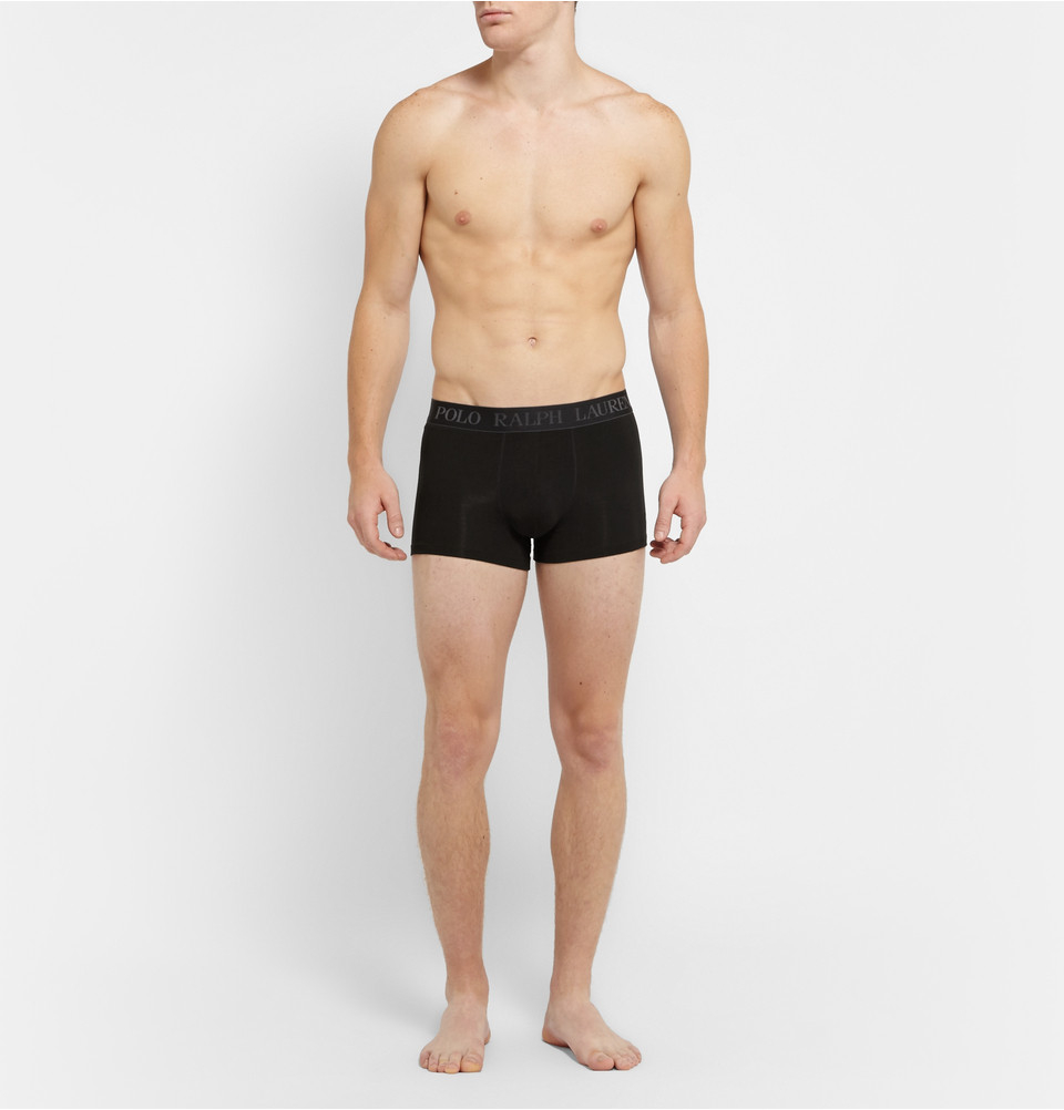 Polo Ralph Lauren Modal Boxer Briefs in Black for Men - Lyst