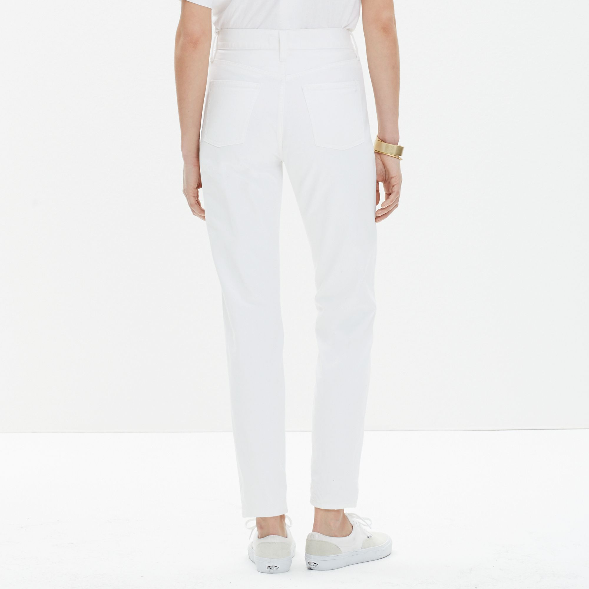 madewell perfect summer jean white