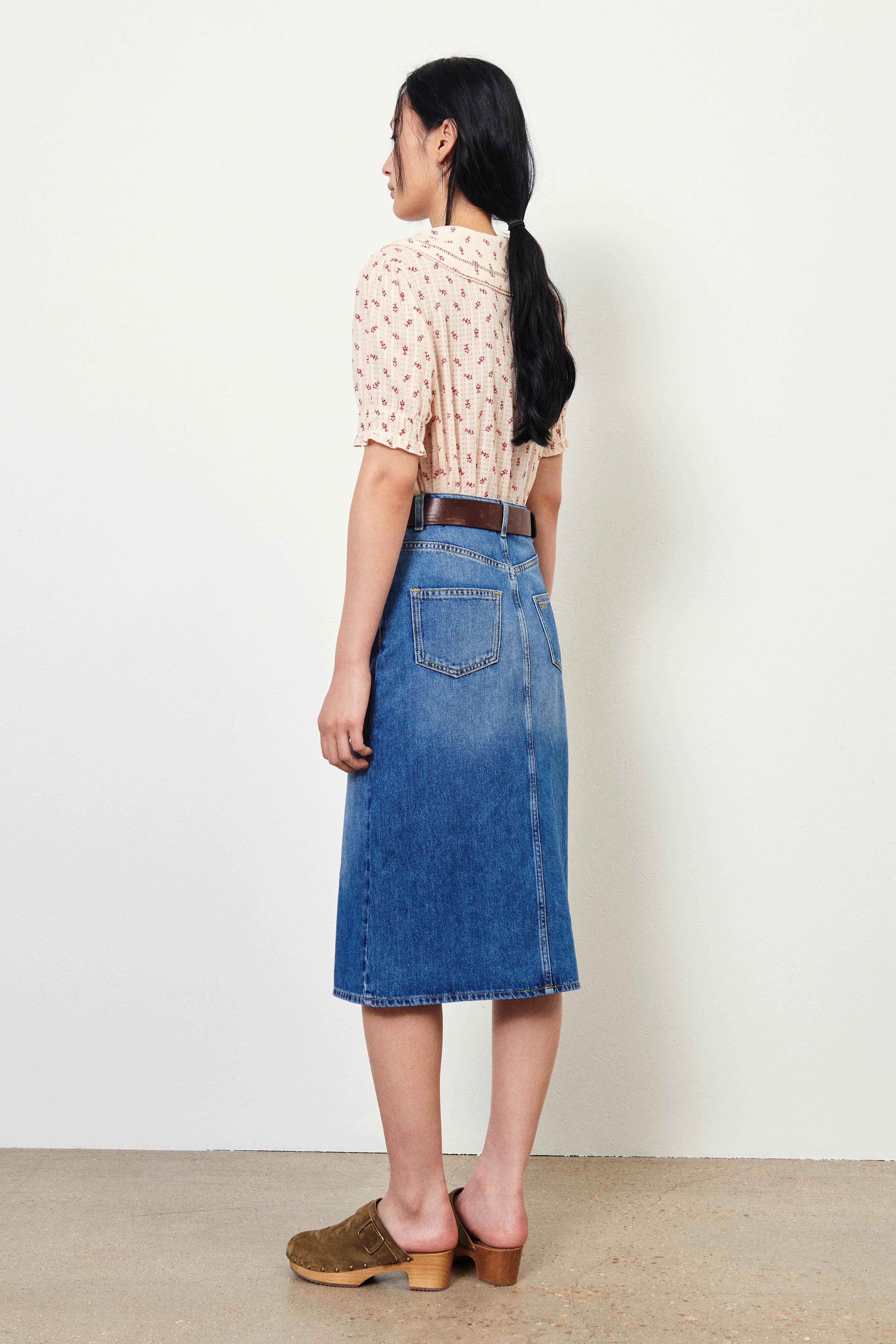 無料サンプルok Bash Denim Skirt レディース Iskisita Com Br