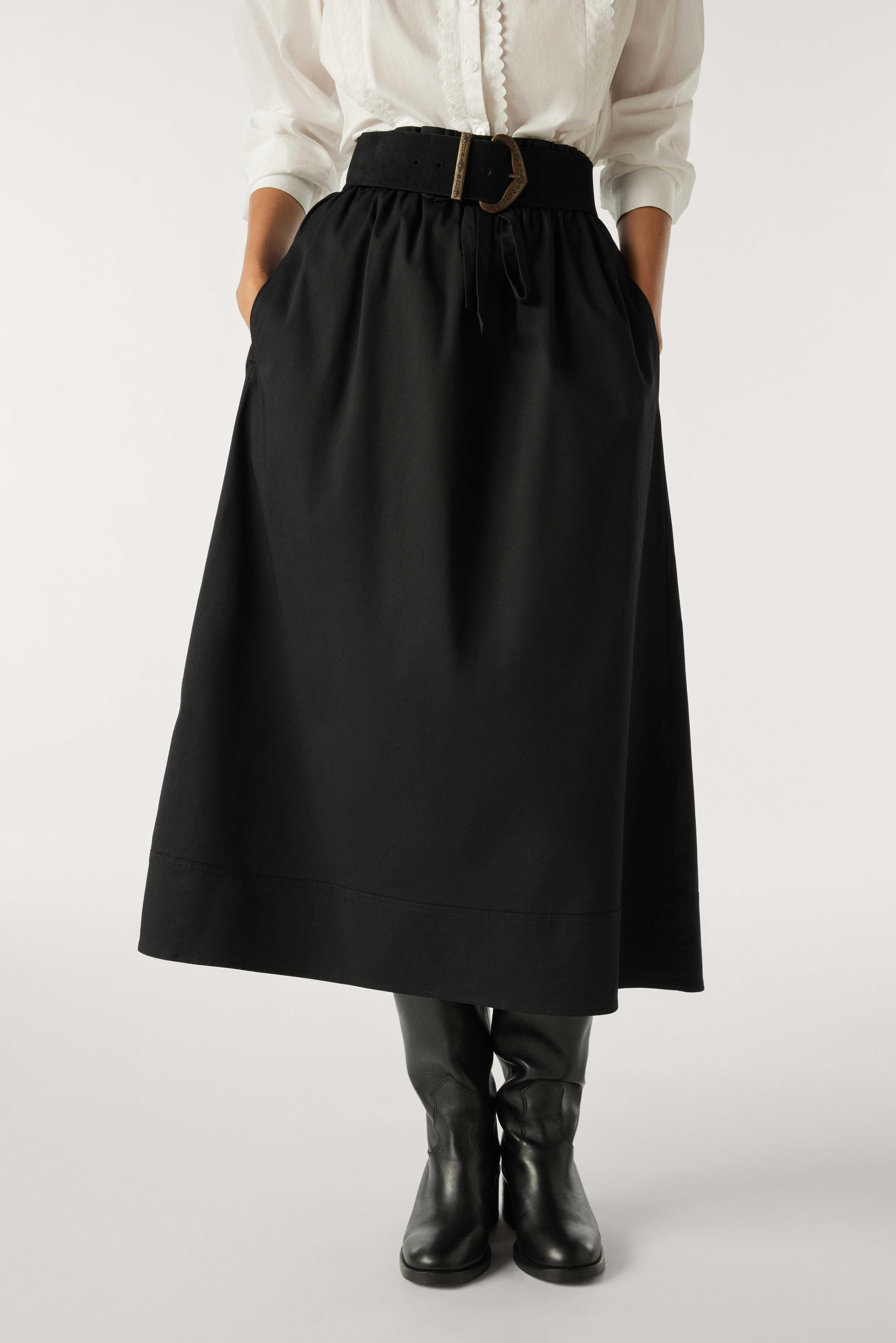 Ba&sh Lara Skirt in Black | Lyst