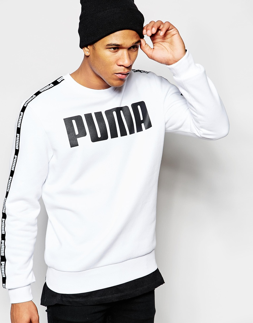 puma white sweatshirt