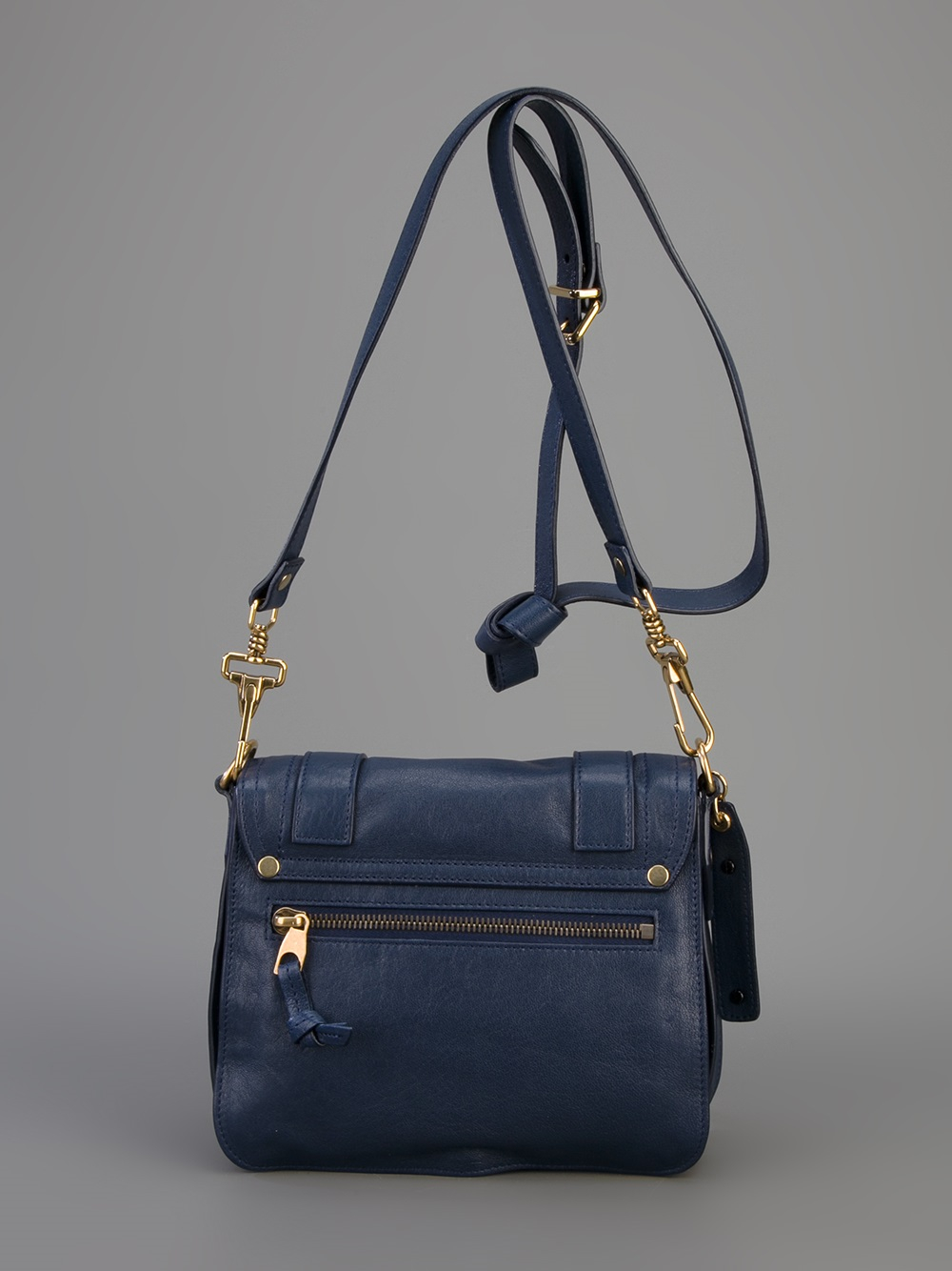 Ps1 tiny leather satchel Proenza Schouler Blue in Leather - 35501221