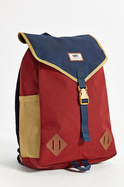 Vans Nelson Flap Backpack in Red for Men (MAROON) | Lyst