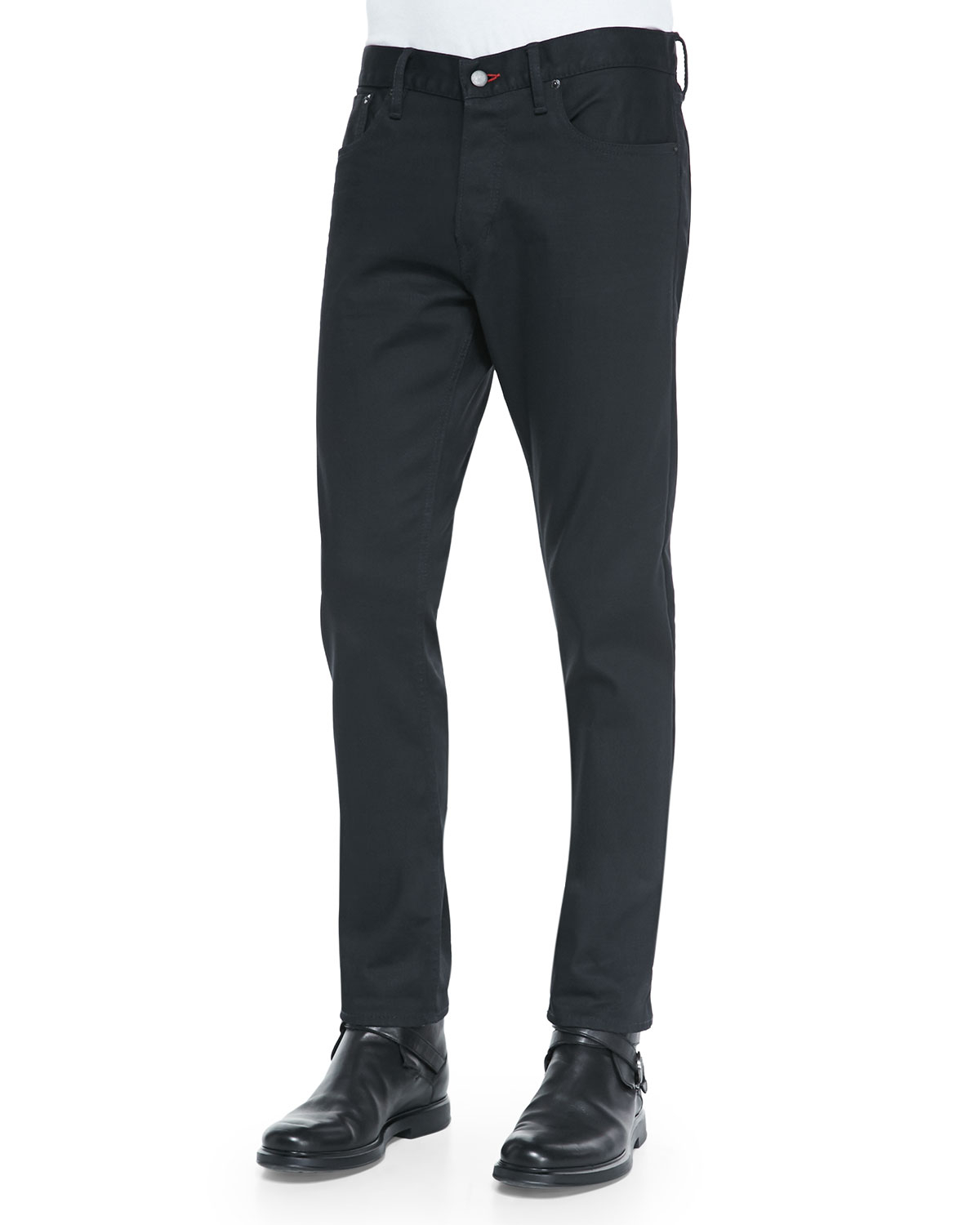 Ralph lauren black label Straight-fit Denim Jeans in Black for Men | Lyst