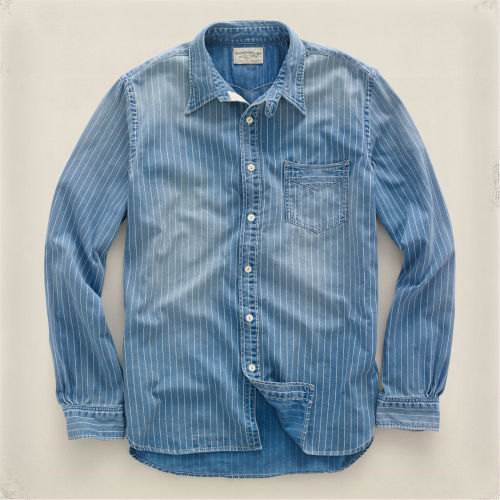 Rrl Jackson Frontier Shirt in Blue for Men (Denim) | Lyst