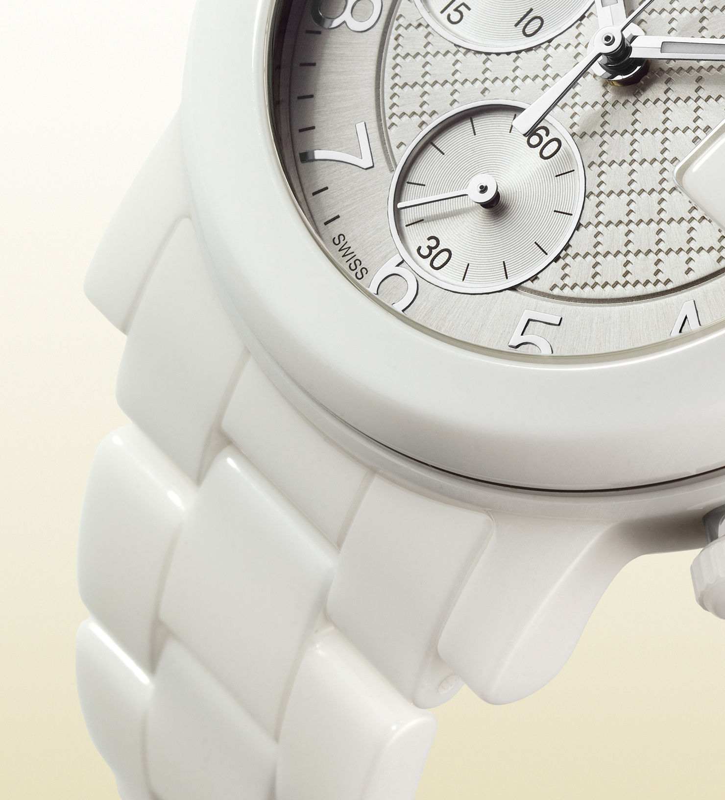 Gucci G-chrono Ceramic Watch in White | Lyst
