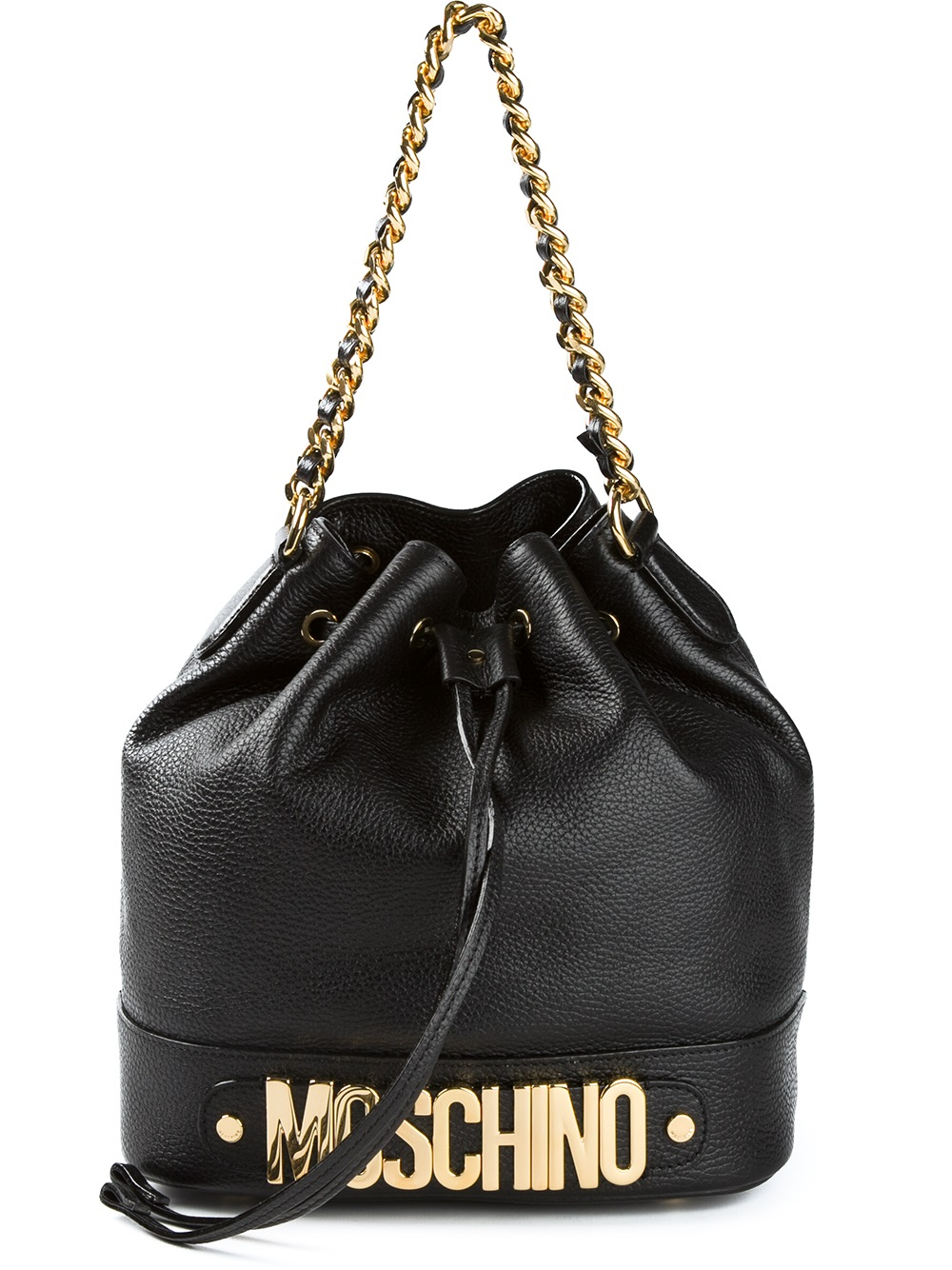 moschino bucket bag